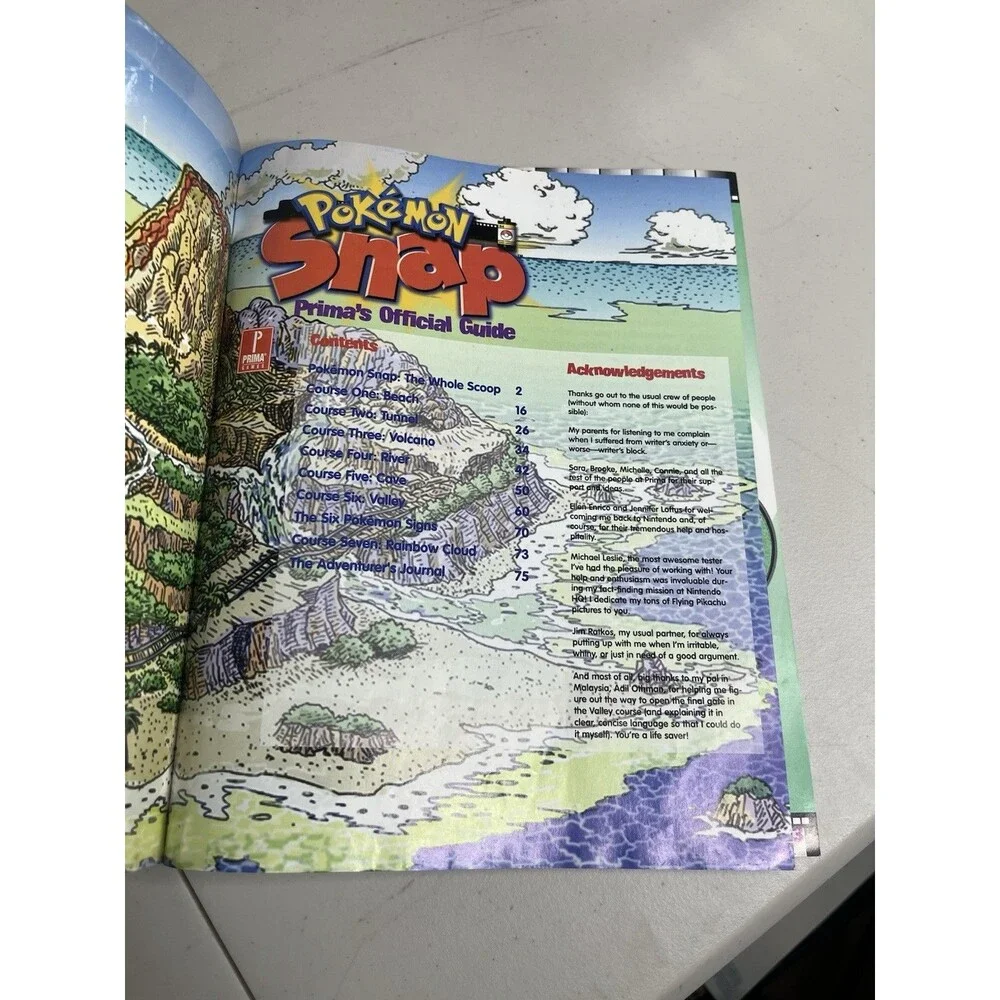 Pokemon Snap Prima Official Strategy Guide Nintendo 64 N64 Complete Book Manual